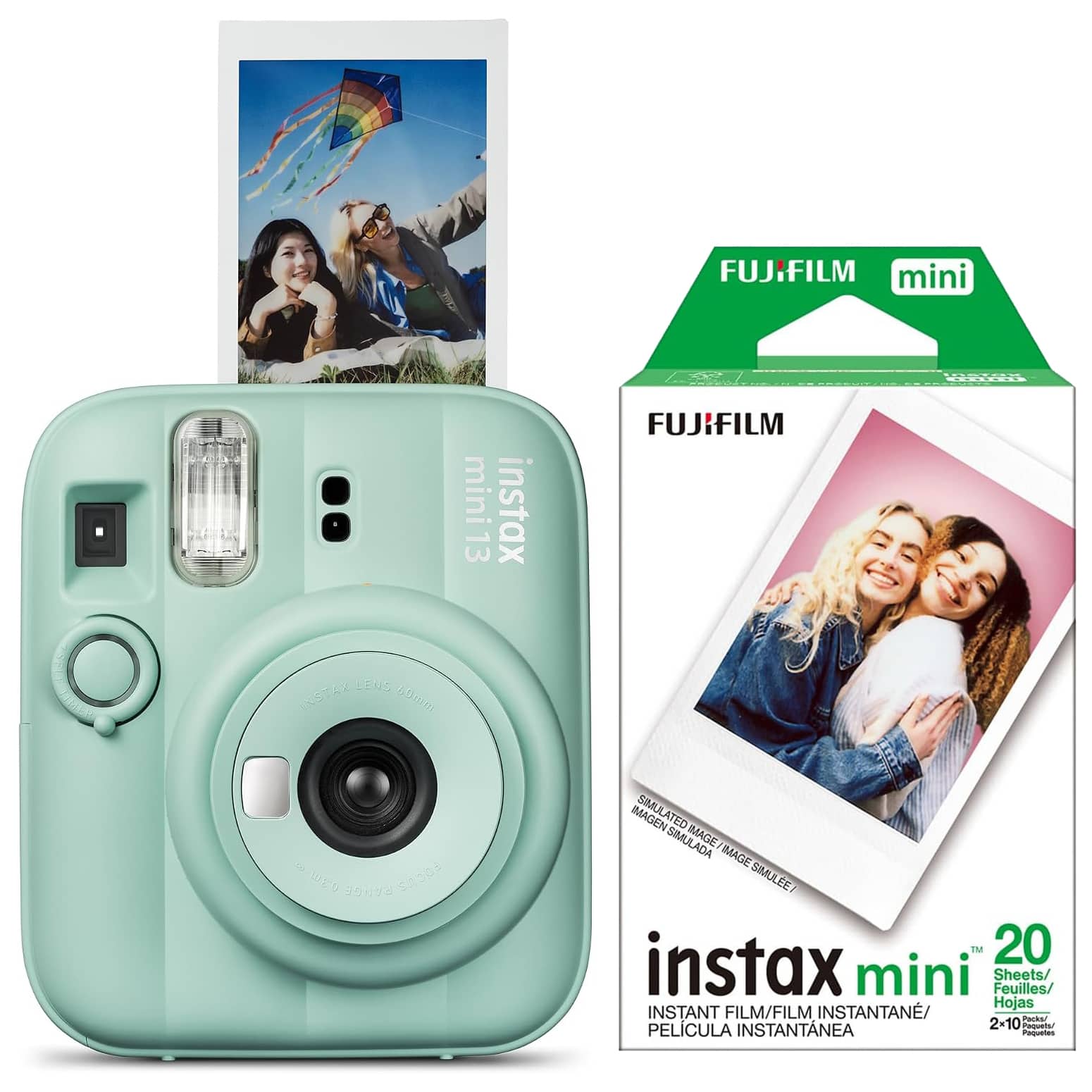 Fujifilm - Instax Mini 13 Instant Film Camera with 20 Count Film Pack - Lagoon Green price history on PriceWatchPro