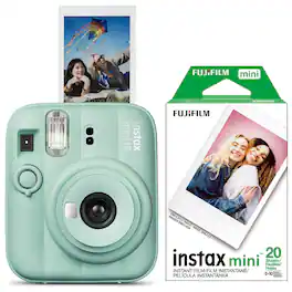 Fujifilm - Instax Mini 13 Instant Film Camera with 20 Count Film Pack - Lagoon Green