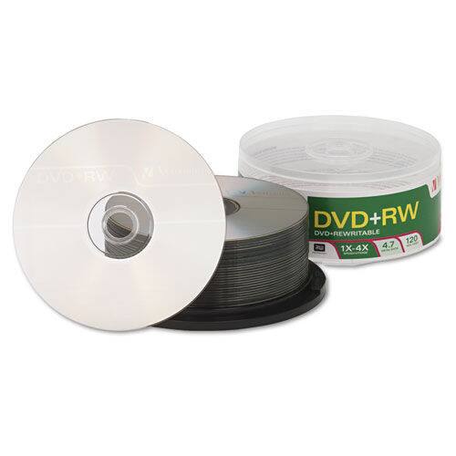 DVD+RW  
DVD-REWRITABLE  
1X-4X  
4.7 GB  
120 au