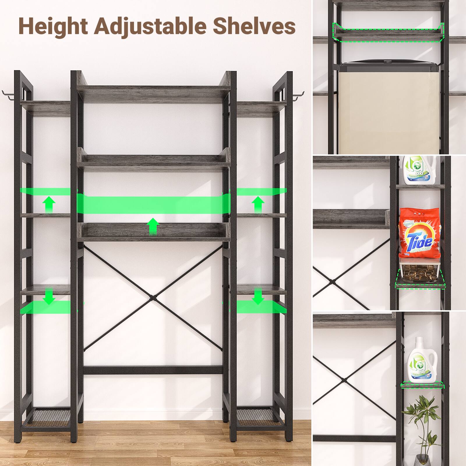Height Adjustable Shelves