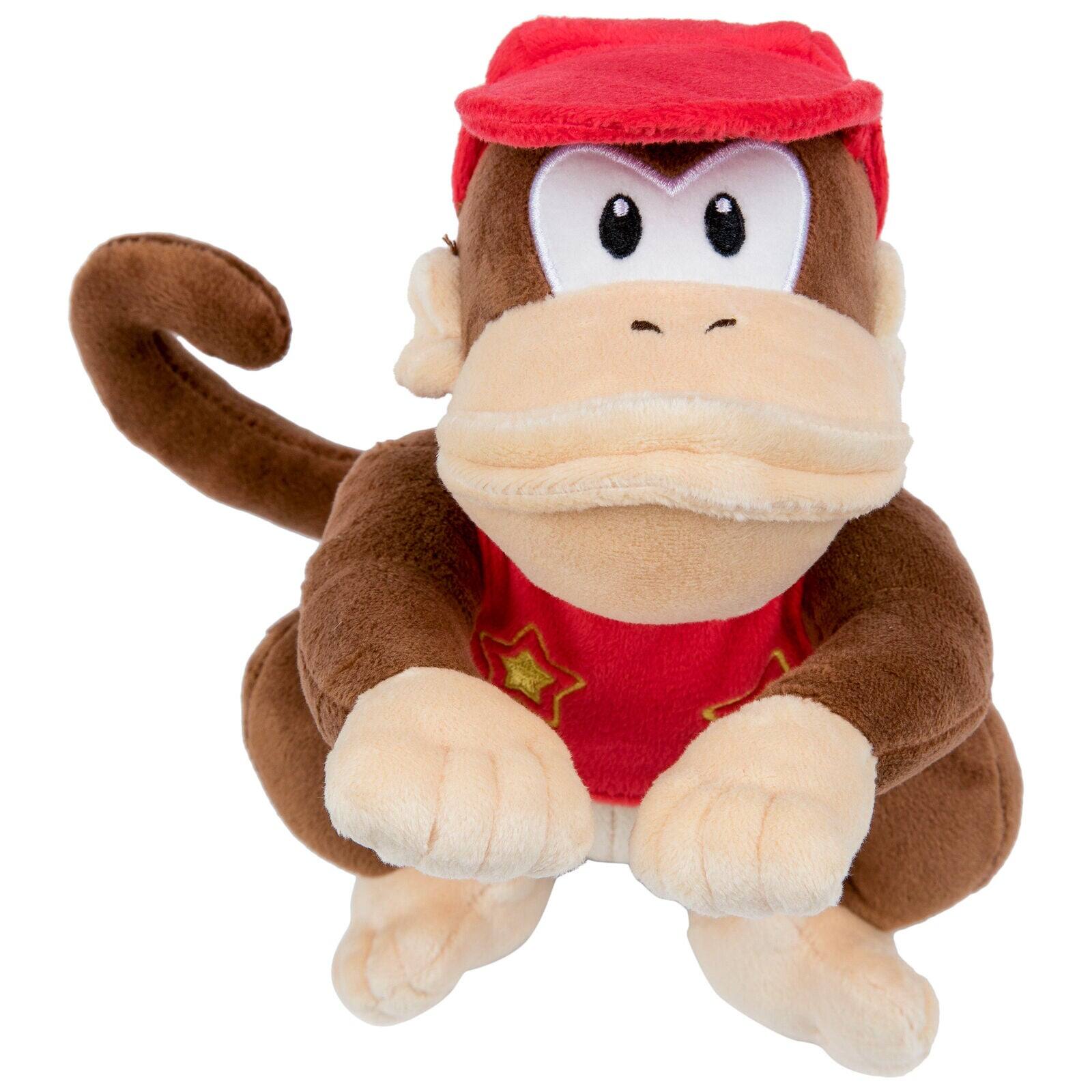Alt View 1. Little Buddy - Little Buddy Super Mario Bros. Diddy Kong 7" Plush  - COLLECTABLES - Multicolor.