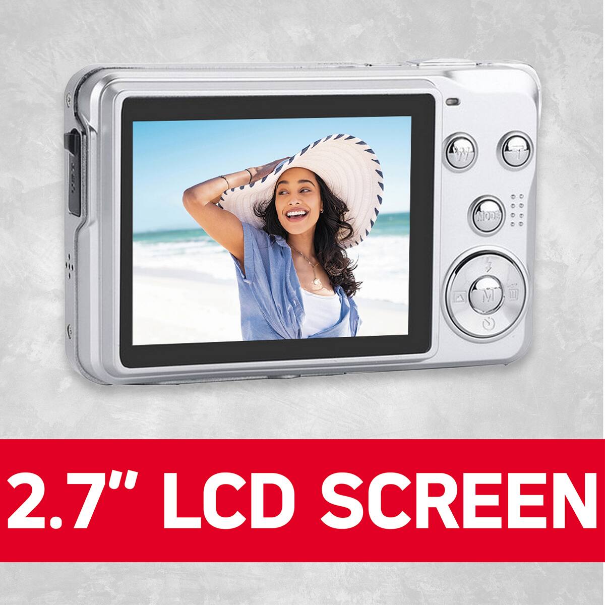2.7" LCD SCREEN