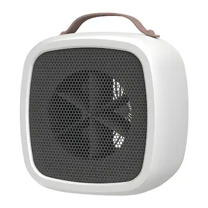Front. Cluzine - Portable Mini Heater, 3S Fast Heat, PTC Ceramic, No Light No Smell, Desk Heater for Home Office.