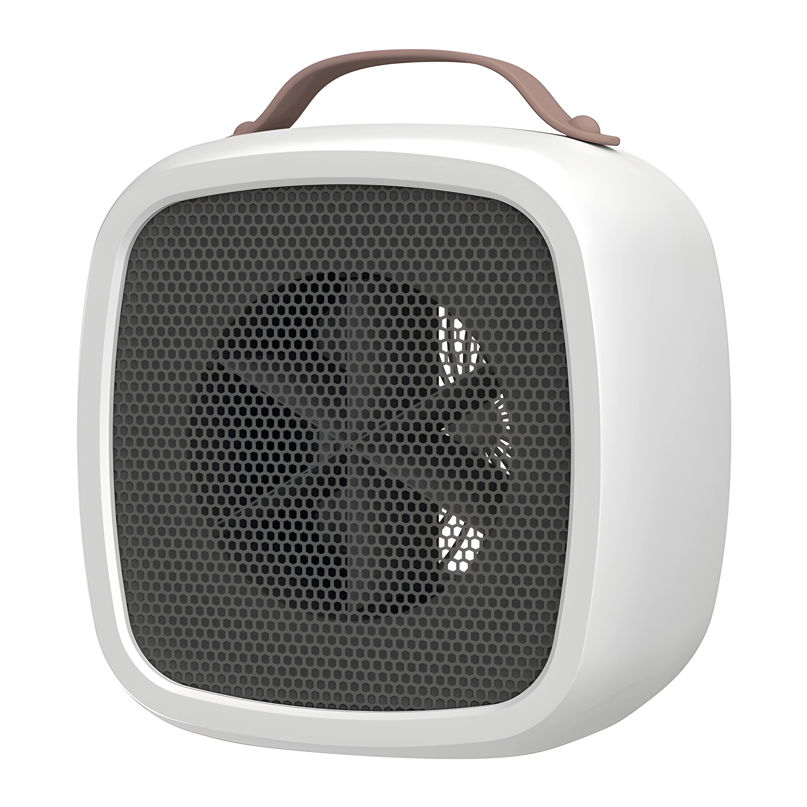 Front. Cluzine - Portable Mini Heater, 3S Fast Heat, PTC Ceramic, No Light No Smell, Desk Heater for Home Office.