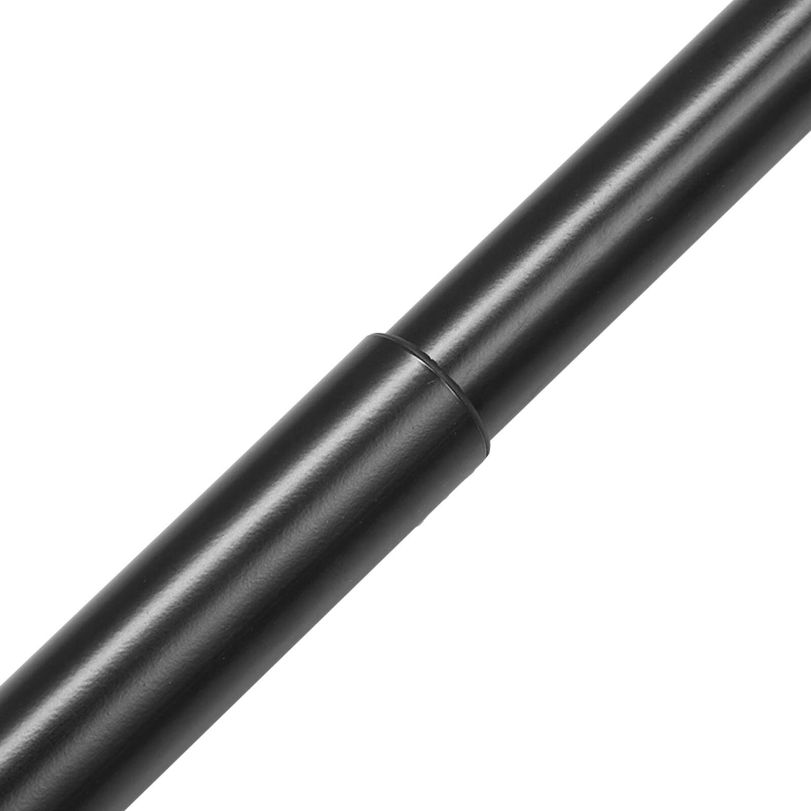 Alt View 5. VEVOR - Double Rod Curtain Rods, 36-72 inches(3-6ft) Adjustable Length, Black Double Curtain Rods with Round Finials - Black.