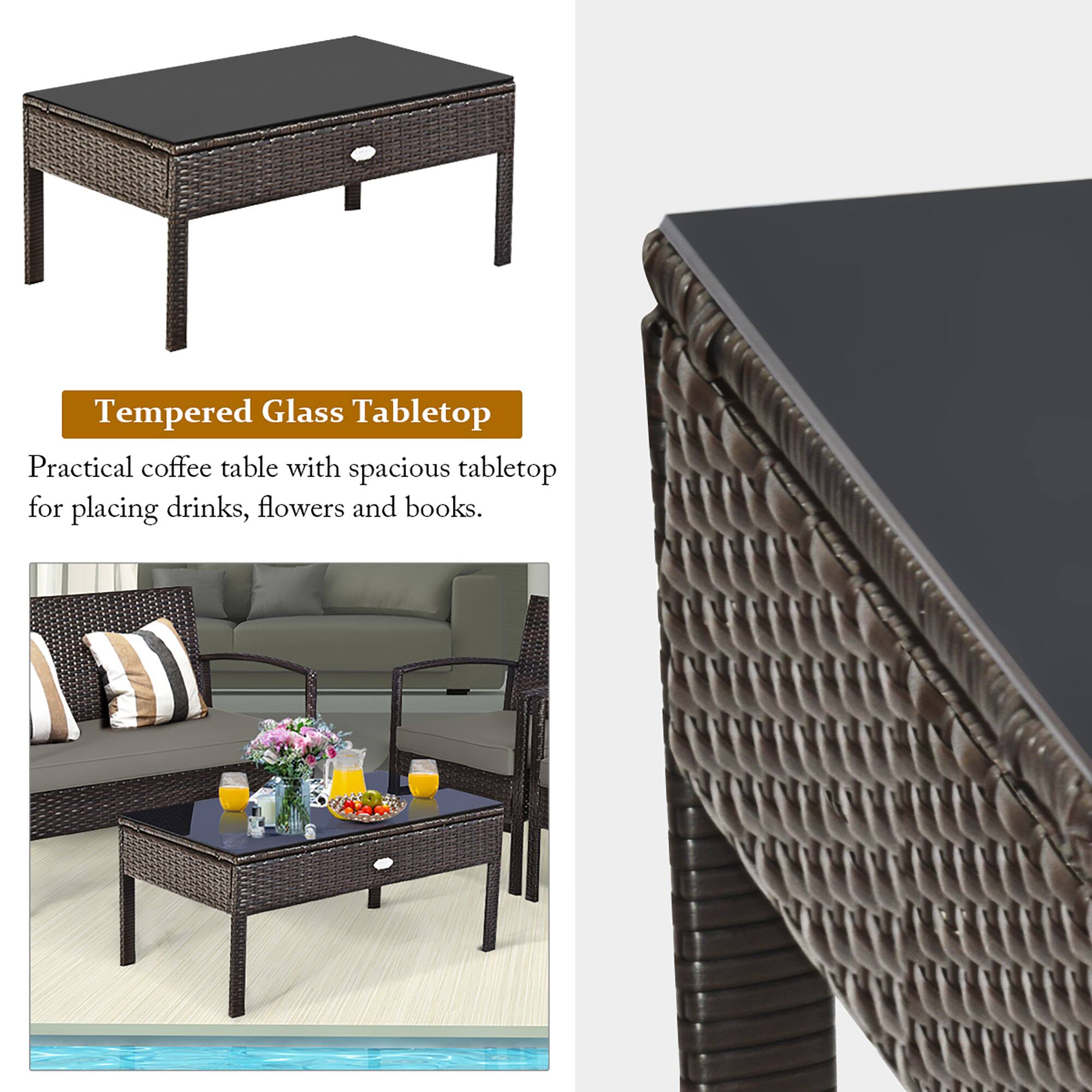 Tempered Glass Tabletop

Practical coffee table with spacious tabletop for placing drinks, flowers and books.