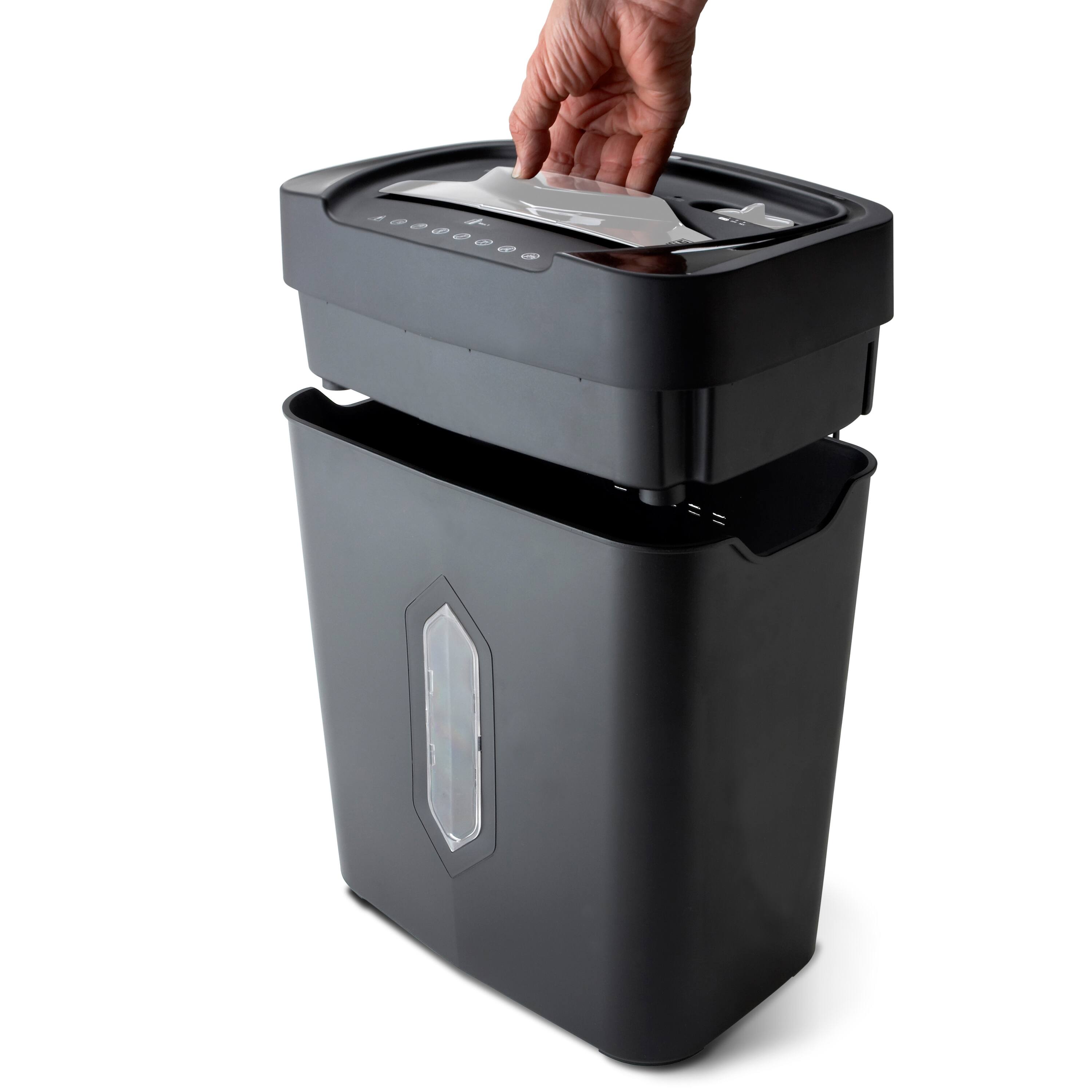 Alt View 1. Aurora - Aurora AU1230XA Anti-Jam 12-Sheet Crosscut Paper and Credit Card Shredder with 5.2-Gallon Wastebasket - Black.