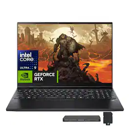 Acer - Predator Helios Neo 16S AI 16" Gaming,Intel Ultra 9 275HX,64GB RAM,4TB SSD+1TB Dock Set,RTX 5070Ti,Win 11 - Black