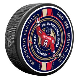 Mustang Drinkware - Alexander Ovechkin Washington Capitals NHL All-Time Leading Goal Scorer Showcase Hockey Puck - Multicolor