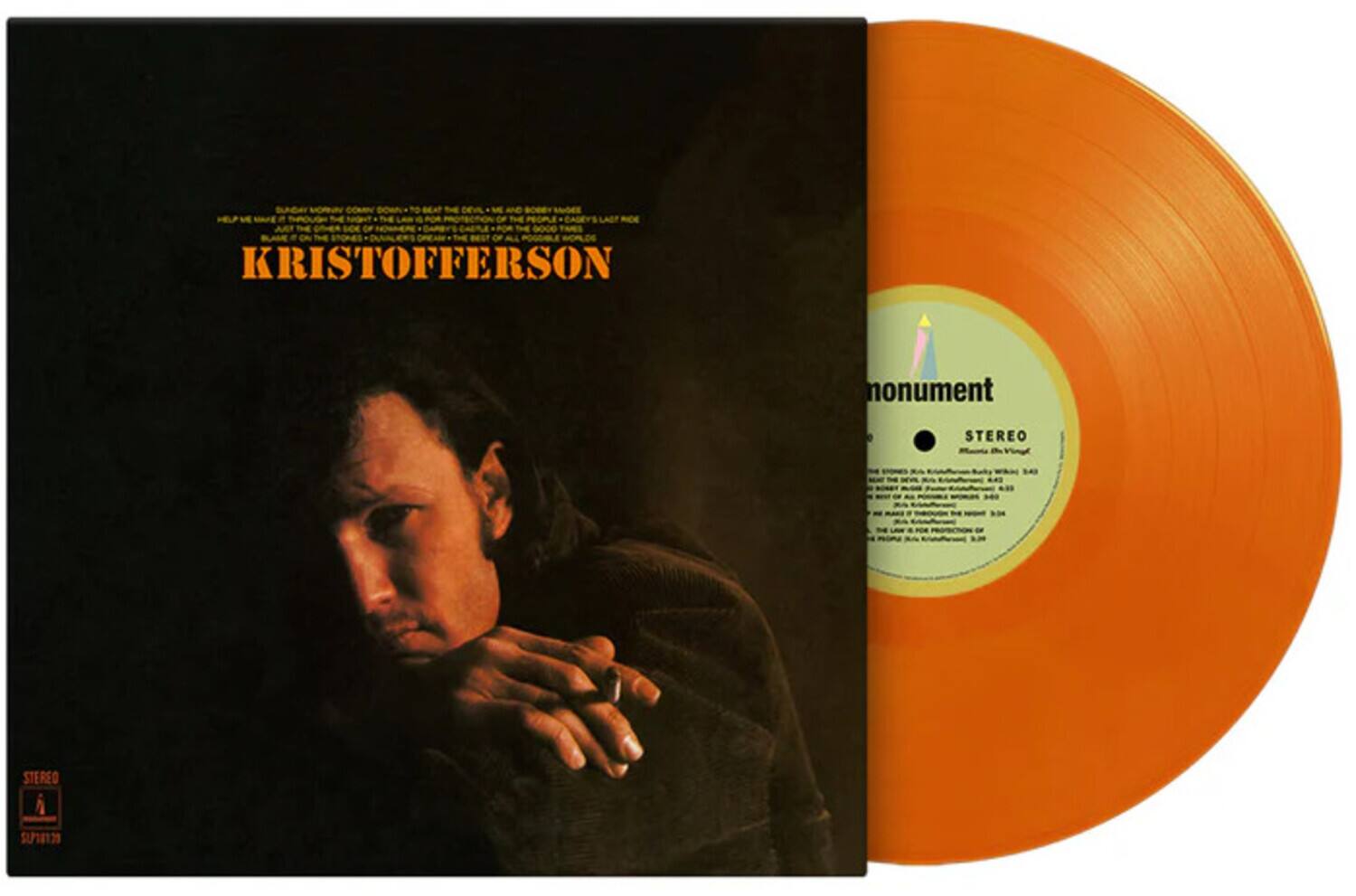 Kris Kristofferson - Kristofferson - Limited 180-Gram Orange Colored Vinyl   - VINYL LP price history on PriceWatchPro