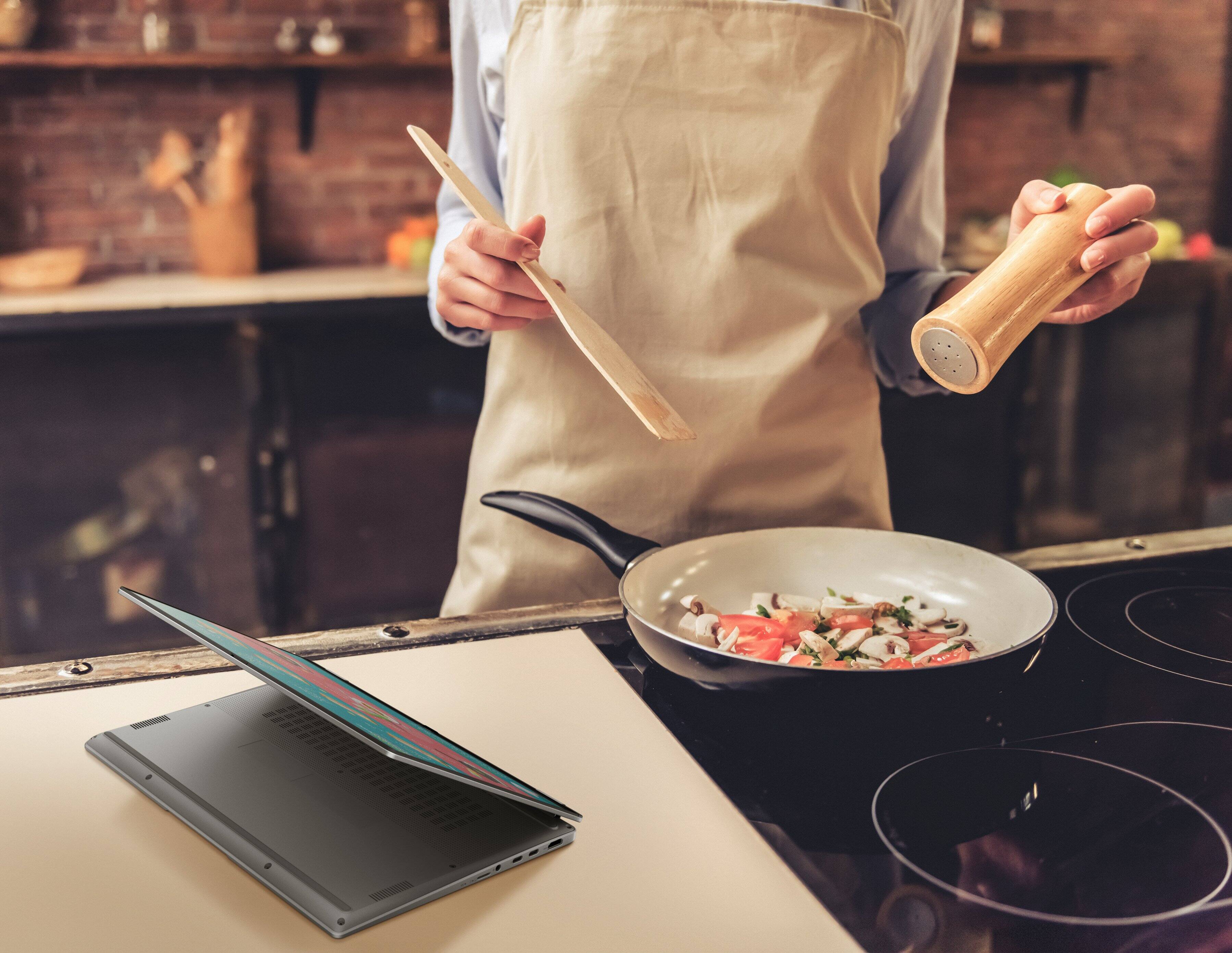 Alt View 13. ASUS - Vivobook 14 Flip Touch FHD+ OLED Laptop - Copilot+ PC - Intel Core Ultra 5 with 16GB Memory - 512 SSD - Matte Gray.