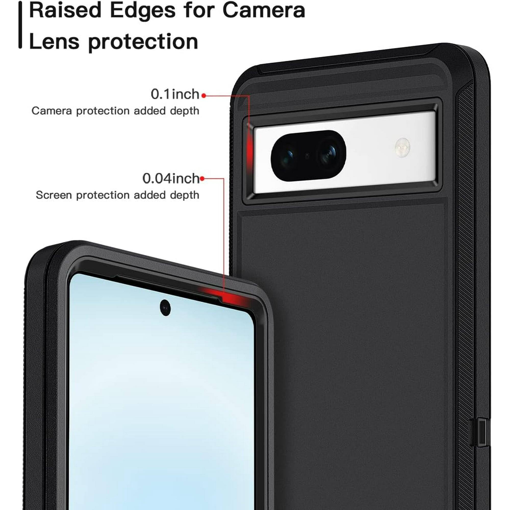 Raised Edges for Camera Lens protection

0.1inch Camera protection added depth
0.04inch Screen protection added depth