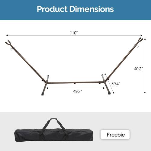Product Dimensions: 110" x 40.2" x 39.4" x 49.2"  
Freebie