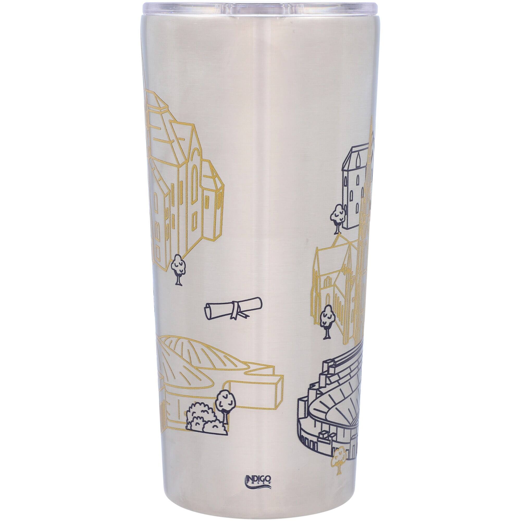 Alt View 1. Indigo Falls - Notre Dame Fighting Irish 22oz. Campus Tumbler - Multicolor.