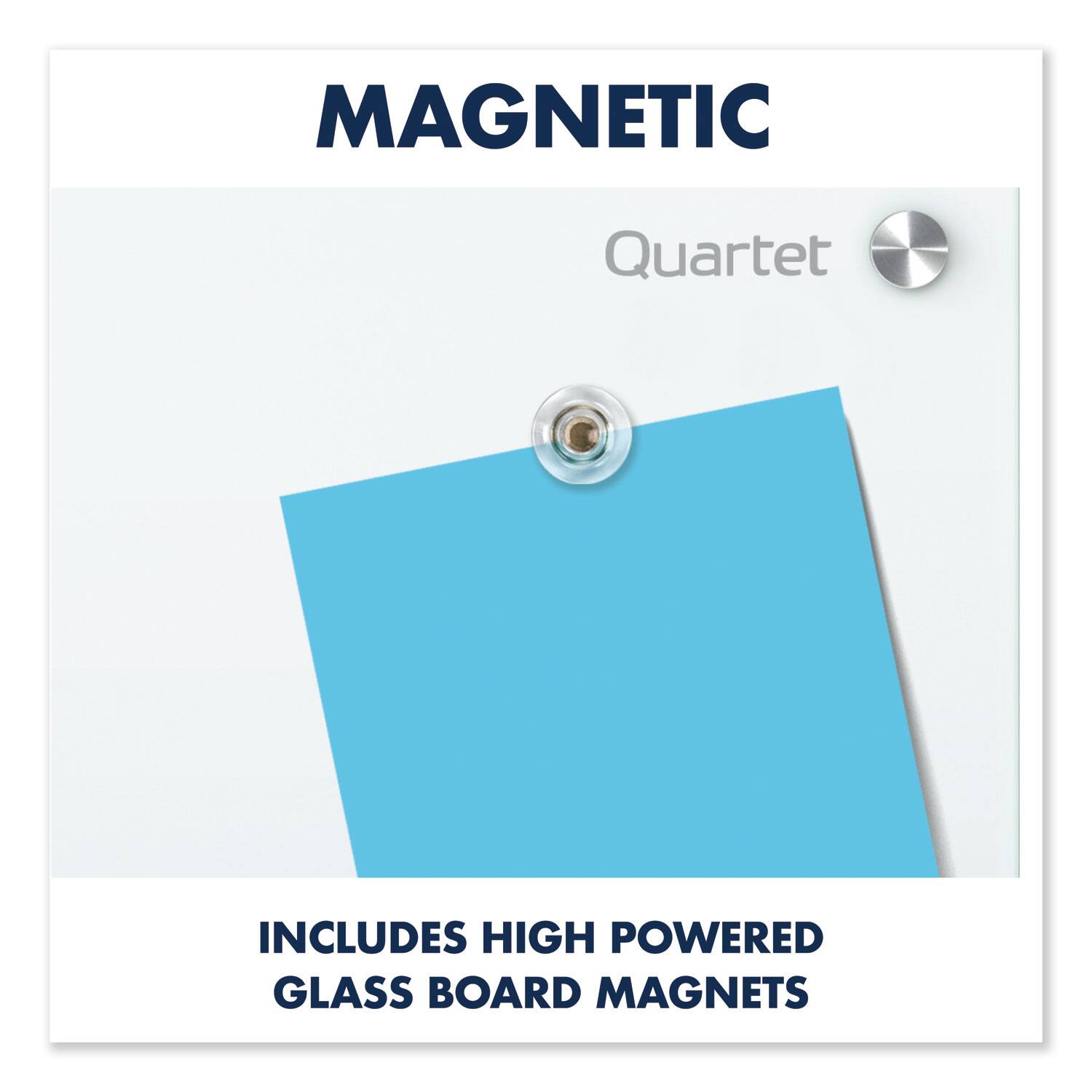 MAGNETIC Quartet  
INCLUDES HIGH POWERED GLASS BOARD MAGNETS