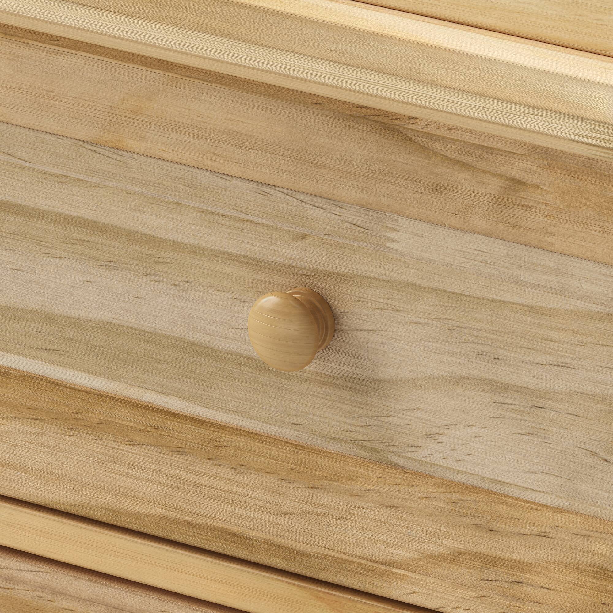 Alt View 2. Homsee - Solid Wood Baby Changing Table Dresser with Anti-Tip Kit, 90% Wood Construction and Smooth Drawers - Wooden.