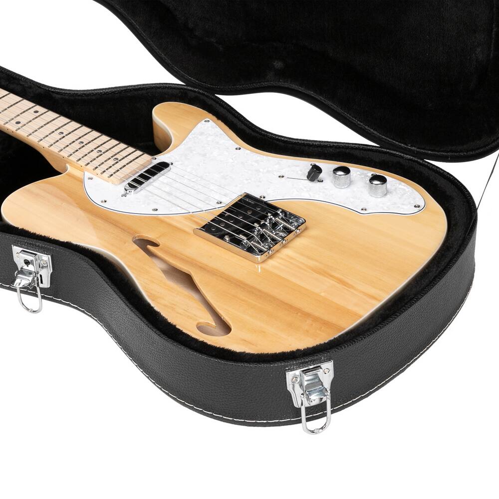 Alt View 7. Winado - Electric Guitar Hard Case, Wooden Hard-Shell Carrying Case for KST-Style 39-Inch Electric Guitar with Lock Latch Padding.