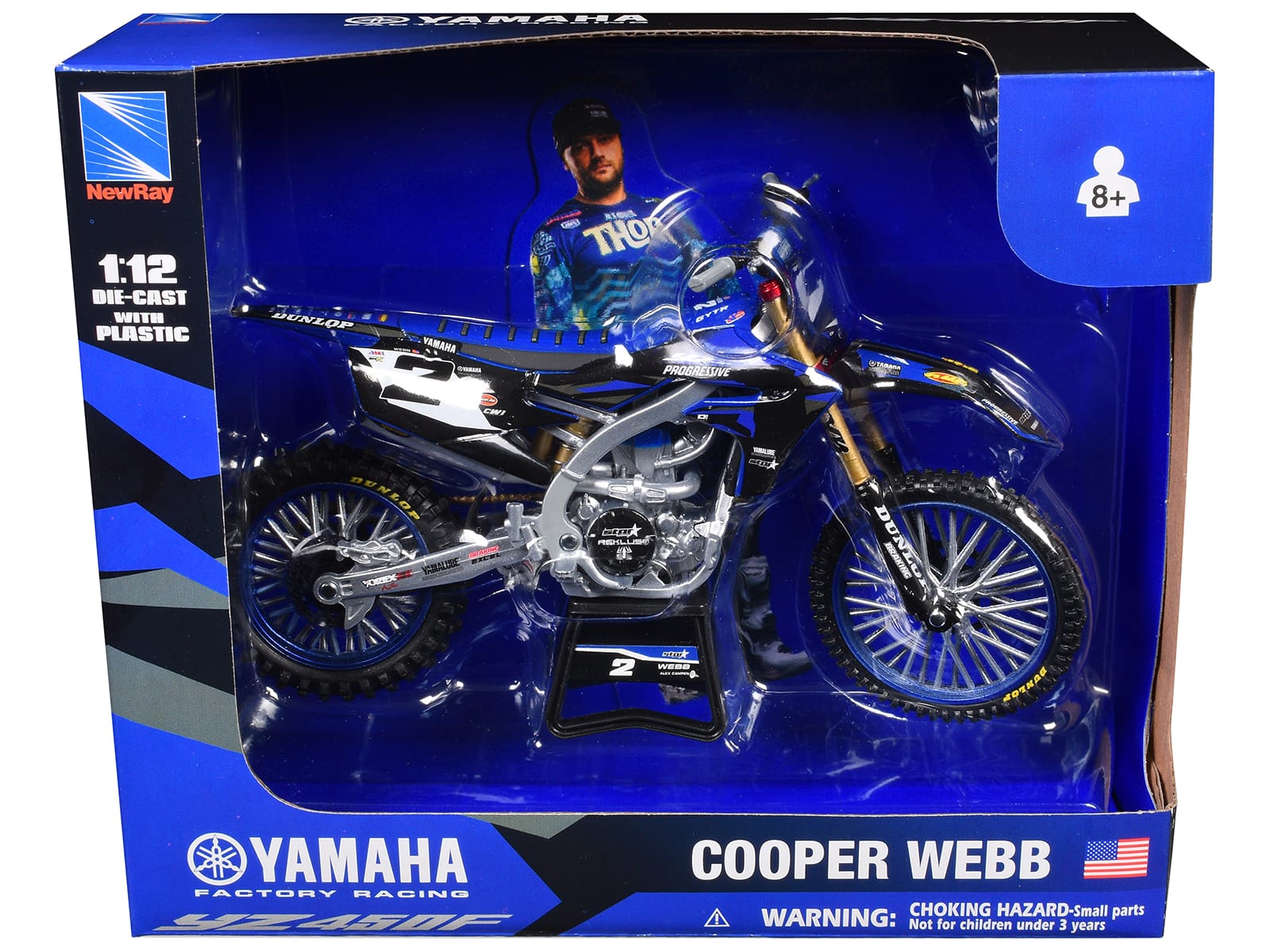 KTM 450SX Red Bull Cooper Webb Motocross Escala 1:6 New Ray | México Autos A Escala