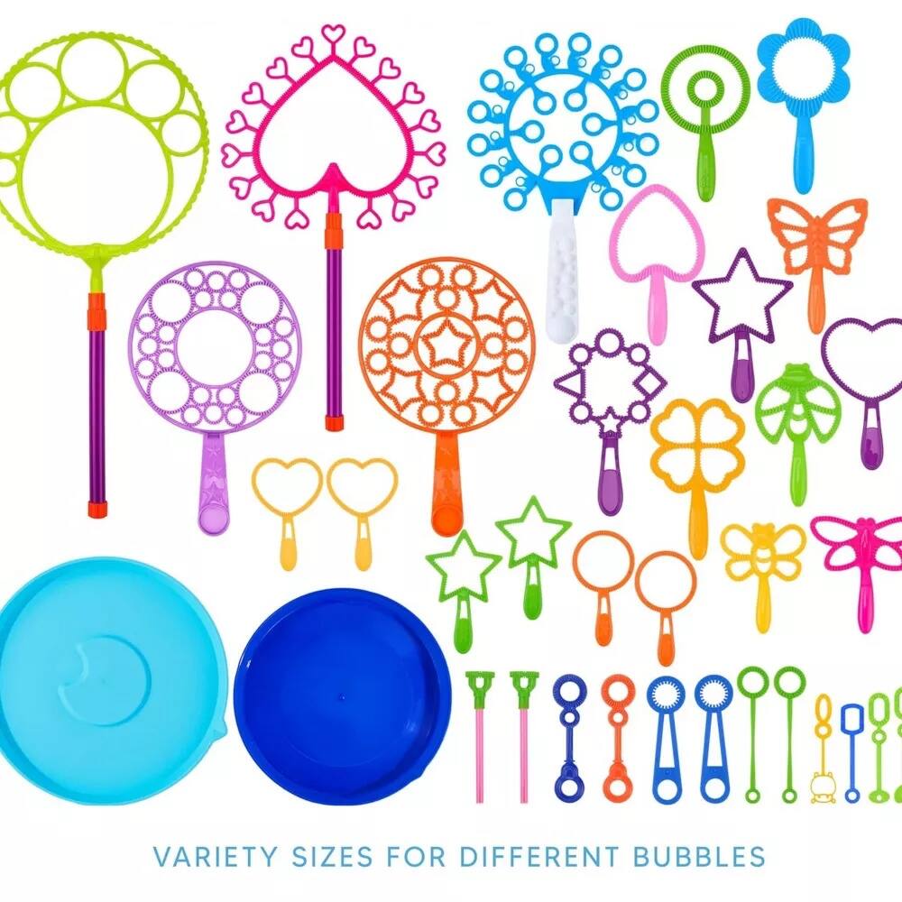 VARIETY SIZES FOR DIFFERENT BUBBLES