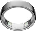 Front. Oura - Oura Ring 5 - Smart Ring - Size Before You Buy with OR5 Sizing Kit - Size 8 - Silver.