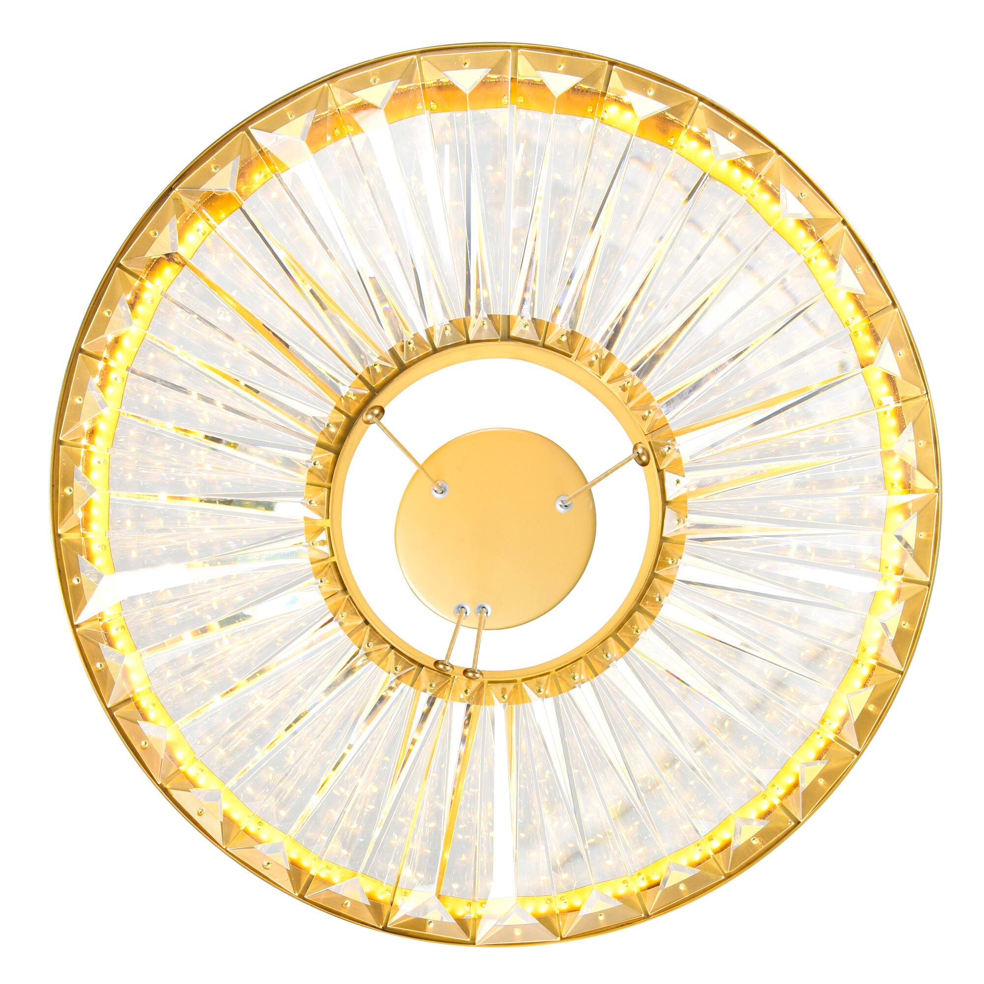 Alt View 1. CWI Lighting - Bjoux LED Chandelier With Sun Gold Finish - Sun Gold.