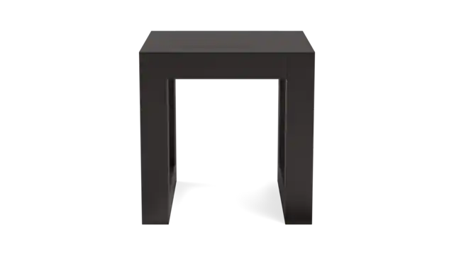 Front. Yardbird® - Langdon / Waverly Side Table - Dark Brown.