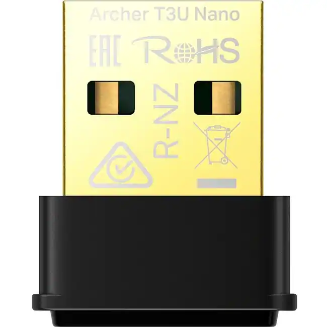 TP Link Archer T3U Nano AC1300 2.4G/5G Dual Band Nano USB WiFi Adapter ...