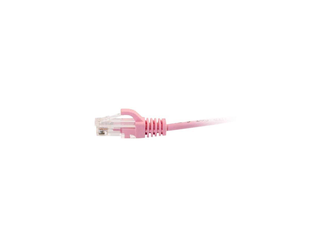 Alt View 1. Cables to Go - C2G 01193 Cat6 Slim Cable - Snagless Unshielded Slim Ethernet Network Patch Cable, Pink (7 Feet, 2.13 Meters).