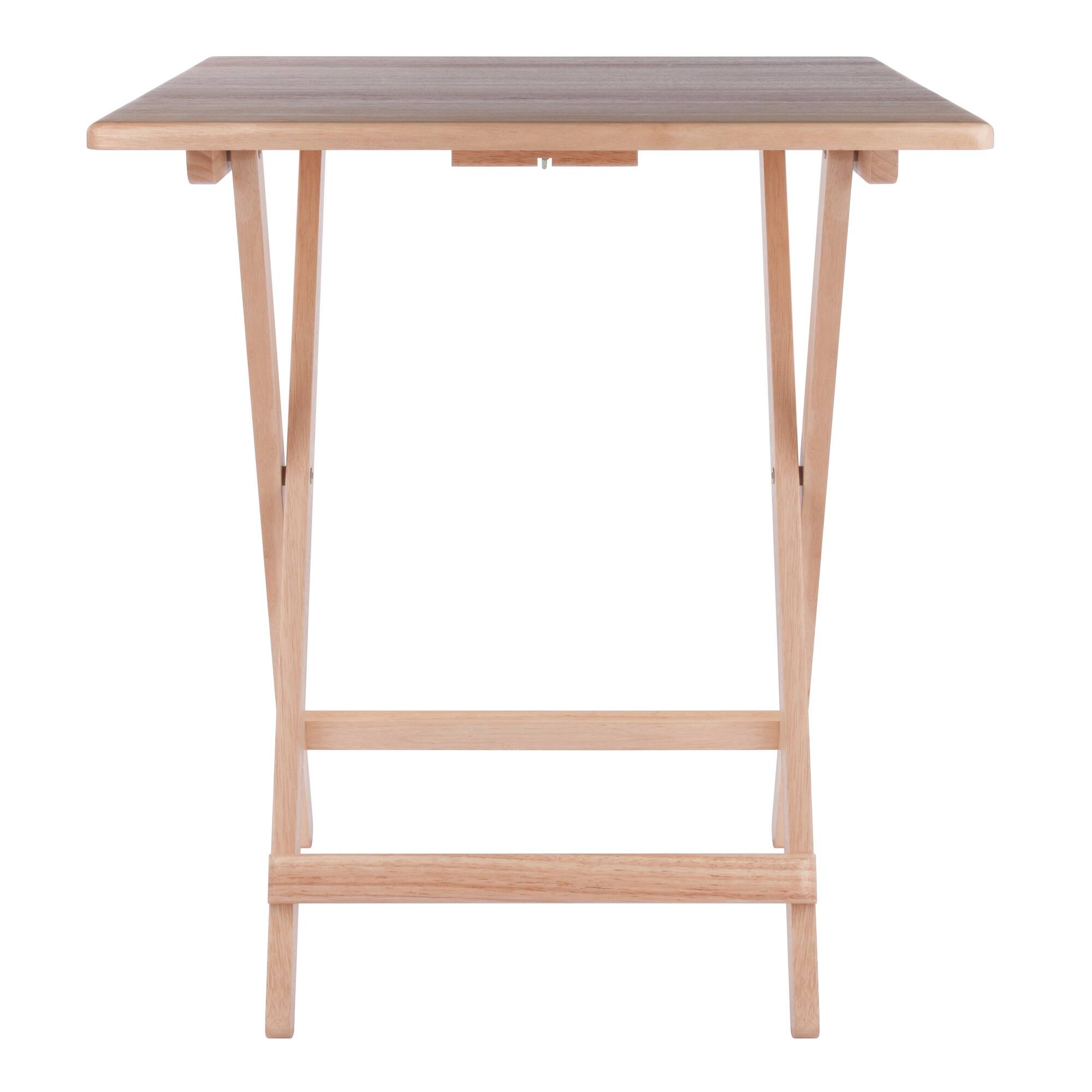 Alt View 5. Winsome Wood - Delaney Folding Table - Natural.