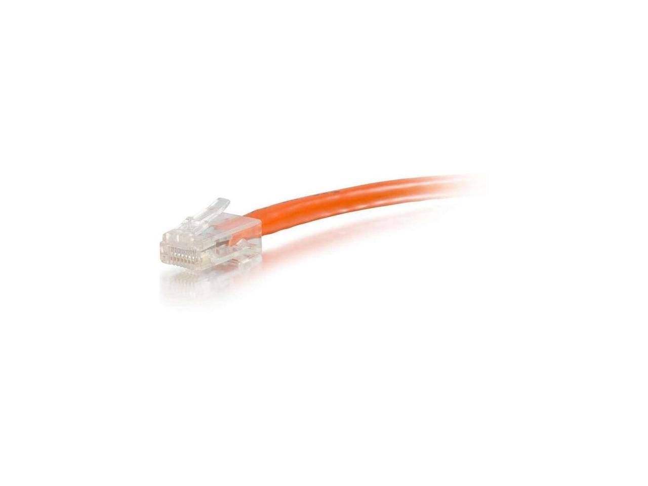 Alt View 2. Cables to Go - C2G 04199 10 ft. Cat 6 Orange Non-Booted Patch Cable.