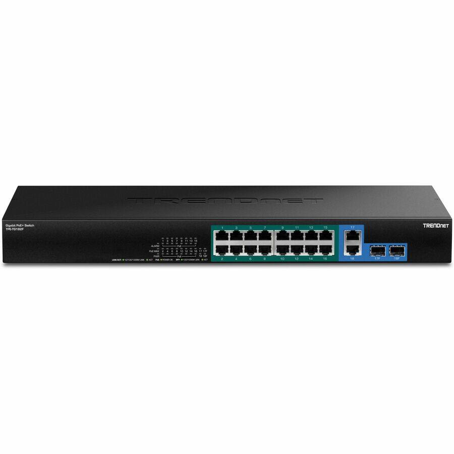 TRENDNET - TP-LINK 1827 - 3 + 1 - 11 S

TRENDNET - TP-LINK 1827F

Ethernet Ports - 18

1. 10/100/1000 Mbps RJ45
2. 10/100/1000 Mbps RJ45
3. 10/100/1000 Mbps RJ45
4. 10/100/1000 Mbps RJ45
5. 10/100/1000 Mbps RJ45
6. 10/100/1000 Mbps RJ45
7. 10/100/1000 Mbps RJ45
8. 10/100/1000 Mbps RJ45
9. 10/100/1000 Mbps RJ45
10. 10/100/1000 Mbps RJ45
11. 10/100/1000 Mbps RJ4
