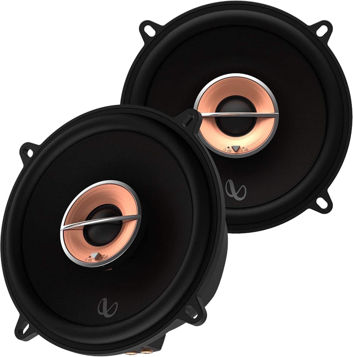 Infinity - KAPPA53XF 5 1/4” two-way car audio multi-element speaker / No Grill - Black