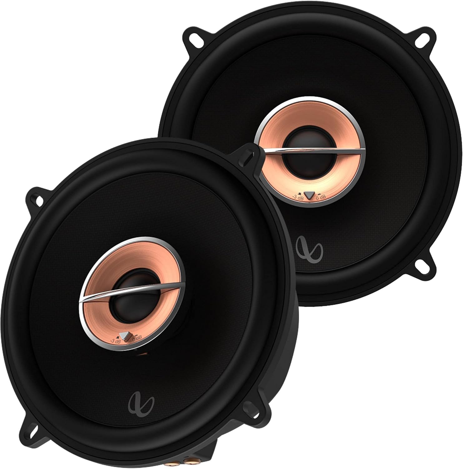 Infinity - Refurbished Excellent - KAPPA53XF 5 1/4” two-way car audio multi-element speaker / No Grill - Black