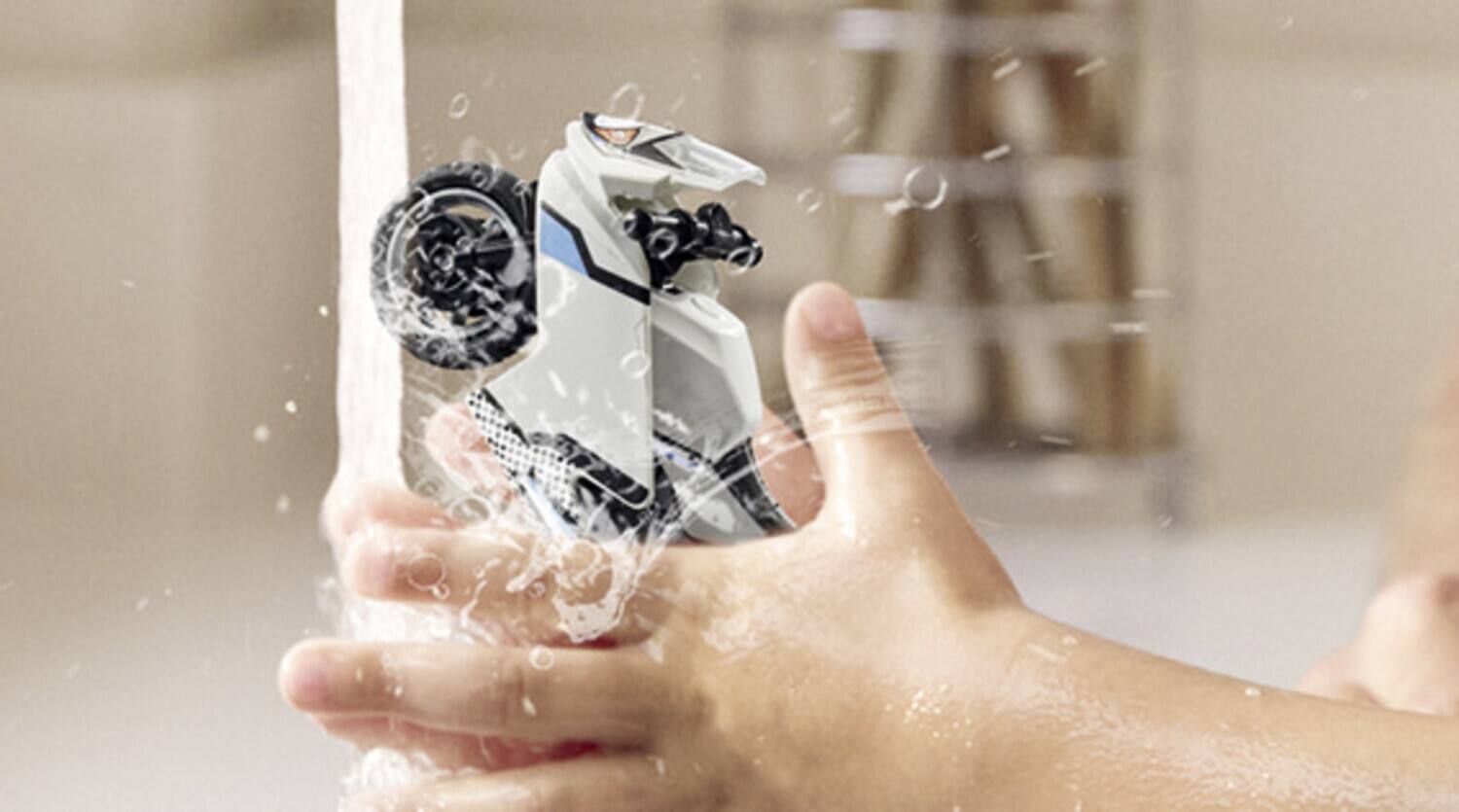 Alt View 4. Playmobil - Playmobil - Color: Motorbike   - Collectibles - Multicolor.