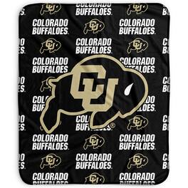 Pegasus - Colorado Buffaloes 50" x 60" Repeat Wordmark Fleece Blanket - Multicolor