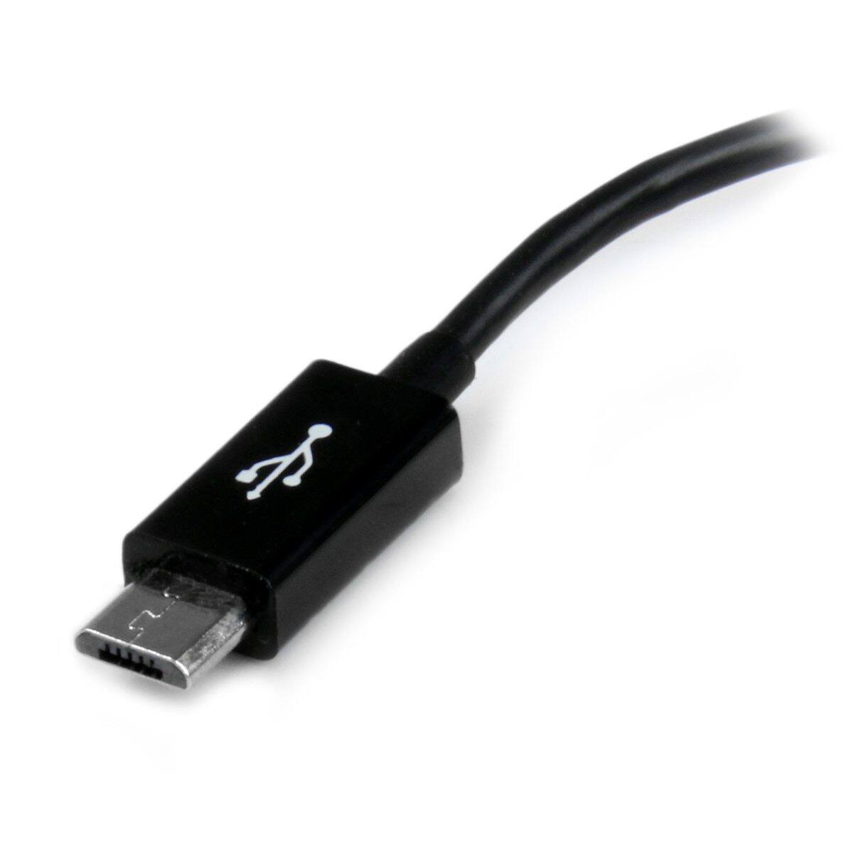 Alt View 2. StarTech.com - StarTech 5" OTG Host Adapter with 5 Pin USB Micro-B Male to 4 Pin USB A Female Connector, 28 AWG.