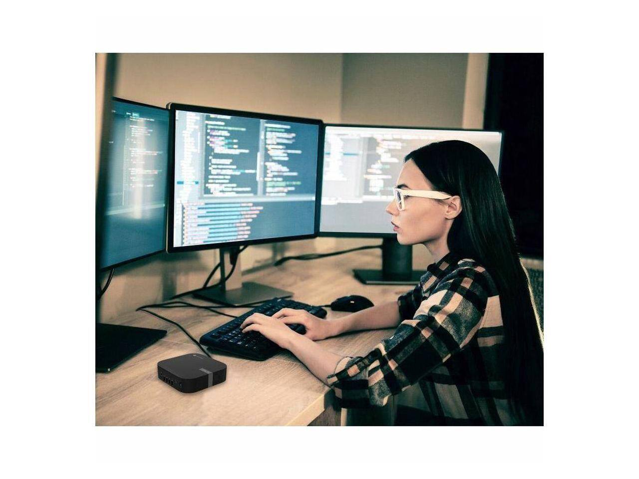 Alt View 5. ASUS - ASUS Chromebox 5a - i3-1315U - 8GB DDR4 - 128GB SSD - Chrome OS Enterprise - Gigabit Ethernet - Black.