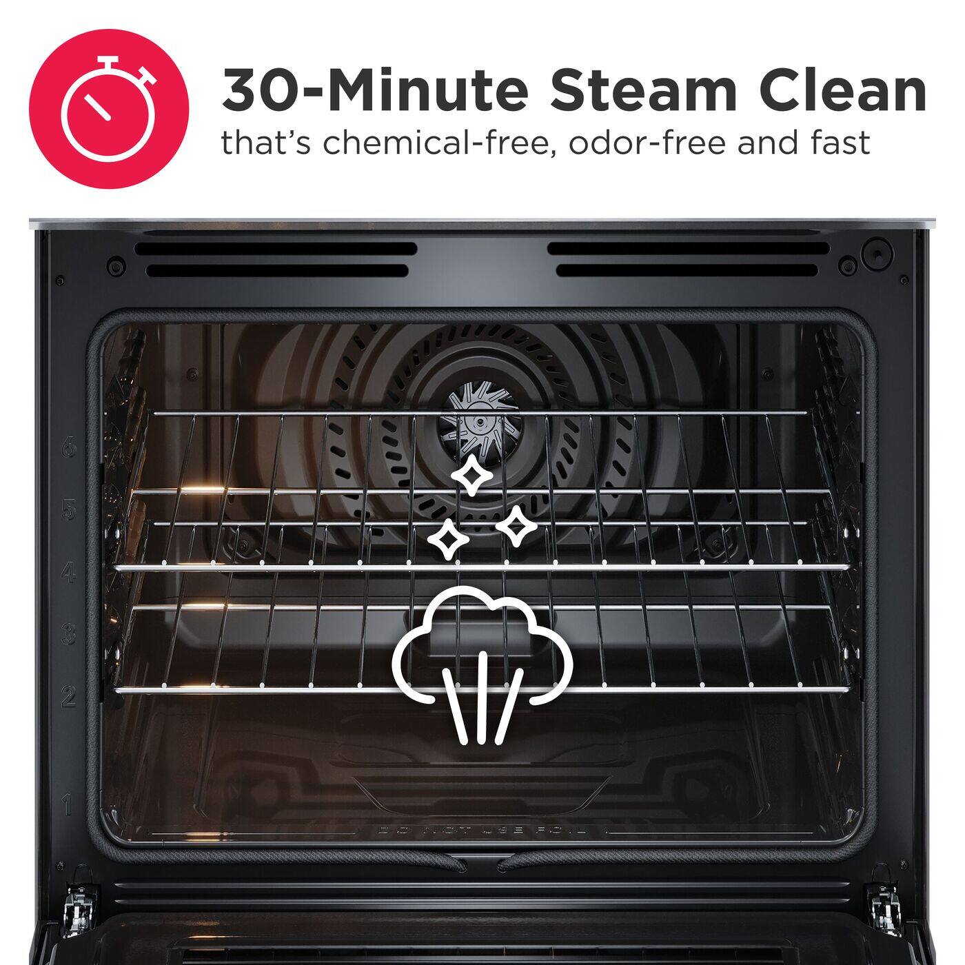 30-Minute Steam Clean that's chemical-free, odor-free and fast
