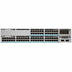 Front. Meraki - Cisco Meraki Catalyst C9300-48P Ethernet Switch - 48 Ports - Manageable - Gigabit Ethernet - 10/100/1000Base-T - 3 Layer - Unknown.