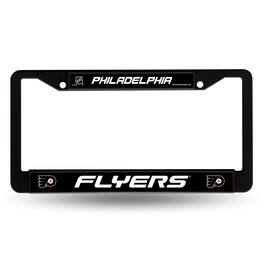 Rico Industries - Philadelphia Flyers NHL Black Metal License Plate Frame - Multi