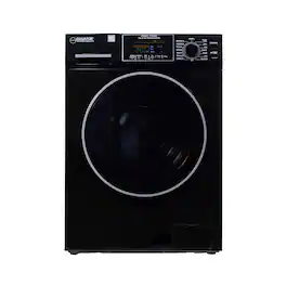 Equator - 1.62 cu ft. VENTLESS DRY Fully Built-in All-in-One Combo Washer Electric Dryer 0-Clearance 110V - EZ 4700 - Black