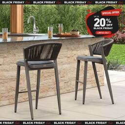 Grey-Bar Stool