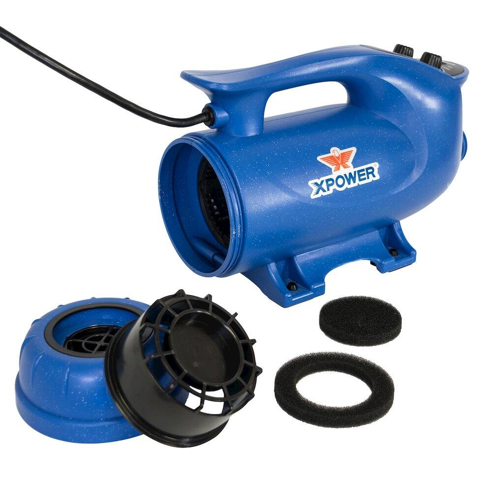 Alt View 4. XPOWER - Elite 4 HP Brushless Motor Pet Grooming Dog Force Hair Dryer with and Heat.