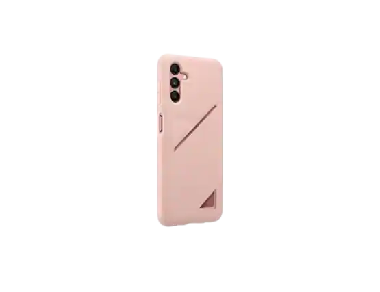 Front. Samsung - Samsung Galaxy A23 Card Slot Cover I Color: Peach - Peach.