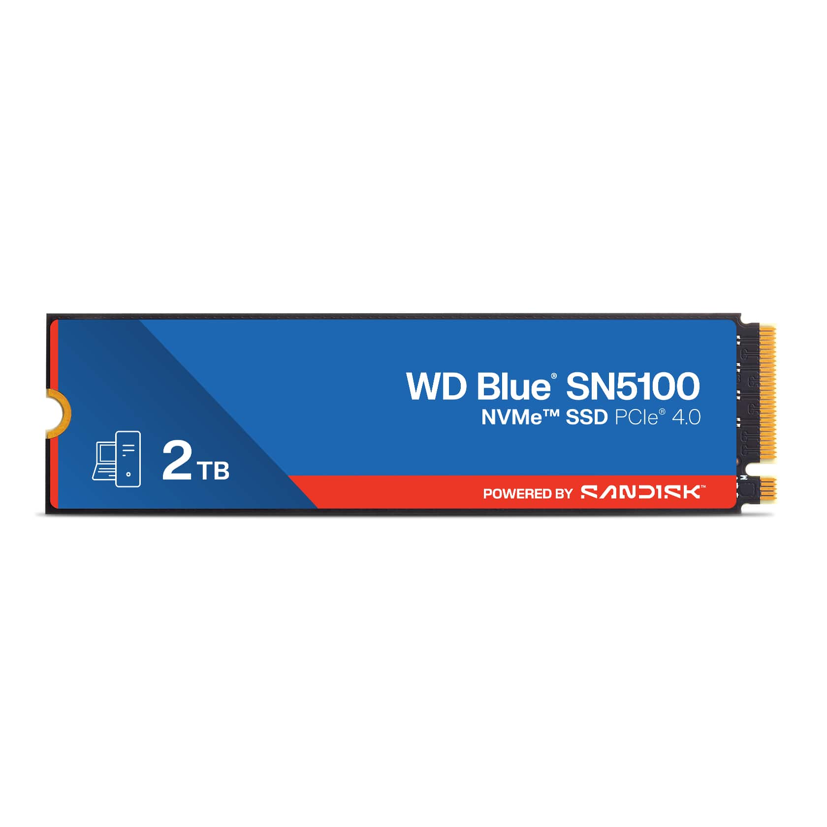 SanDisk WD Blue SN5100 2TB Internal SSD PCIe Gen 4 x4 NVMe for