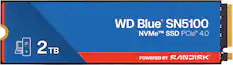 2 TB WD Blue SN5100 NVMe™ SSD PCIe® 4.0 POWERED BY SANDISK
