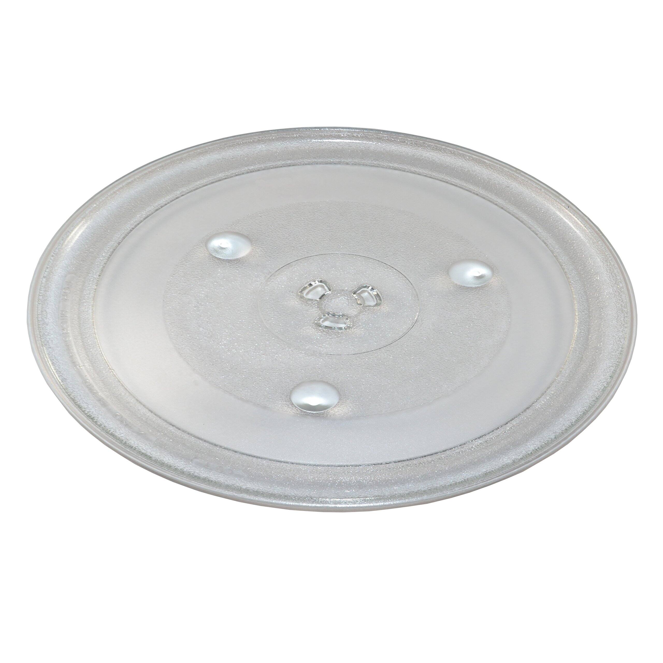 Angle. HQRP - 12-3/8 inch Glass Turntable Tray for Frigidaire 5304472062 CFCE1439LB CFCE1439LW CFCM1134LS FFCE1439LB MMV150 Microwave.