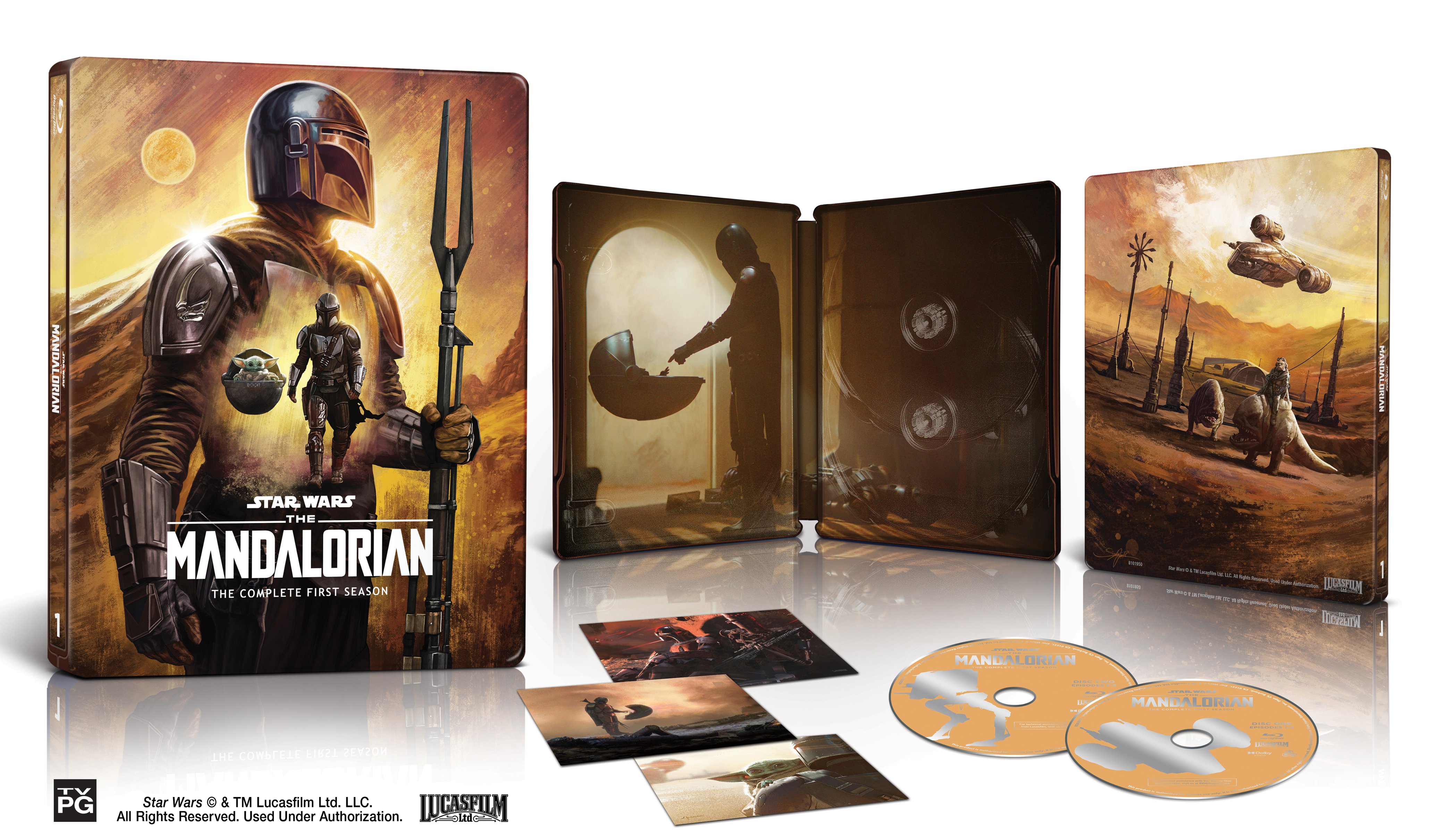 The Mandalorian Complete Season Two 4K UltraHD Blu-ray steelbook unboxing 