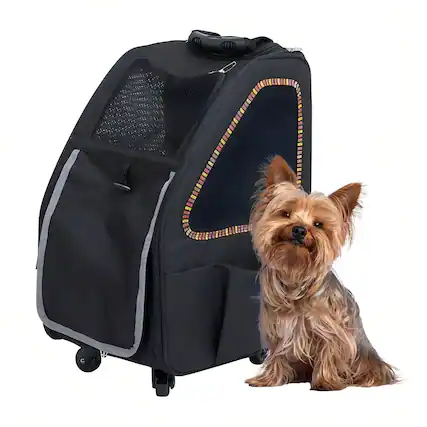 Front. Petique - Petique Pet Carrier, Dog Carrier for Small Size Pets, 5-in-1 Ventilated Carrier Bag for Cats & Dogs.