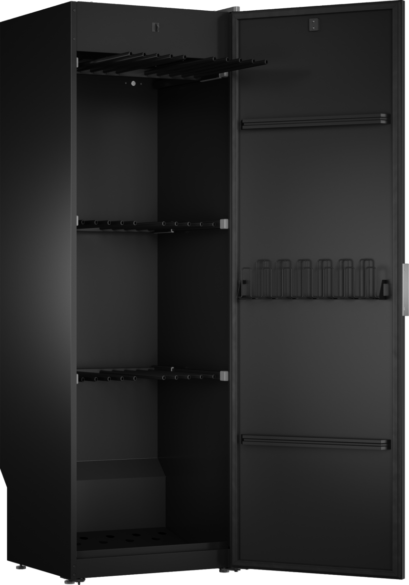 Angle. Asko - 53 Linear ft of clothline space - flexible design, Versatile drying, Ultra Gentile Drying, 8 programs - Graphite Black - Graphite Black.